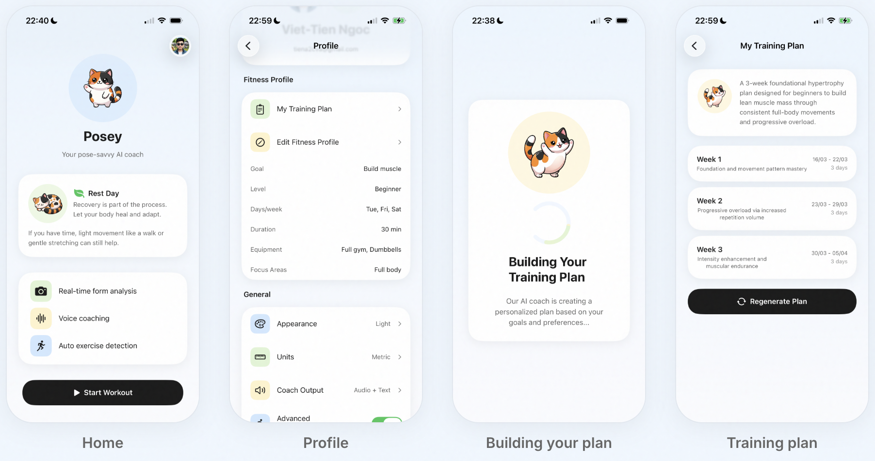 Posey - Your AI Fitness Coach