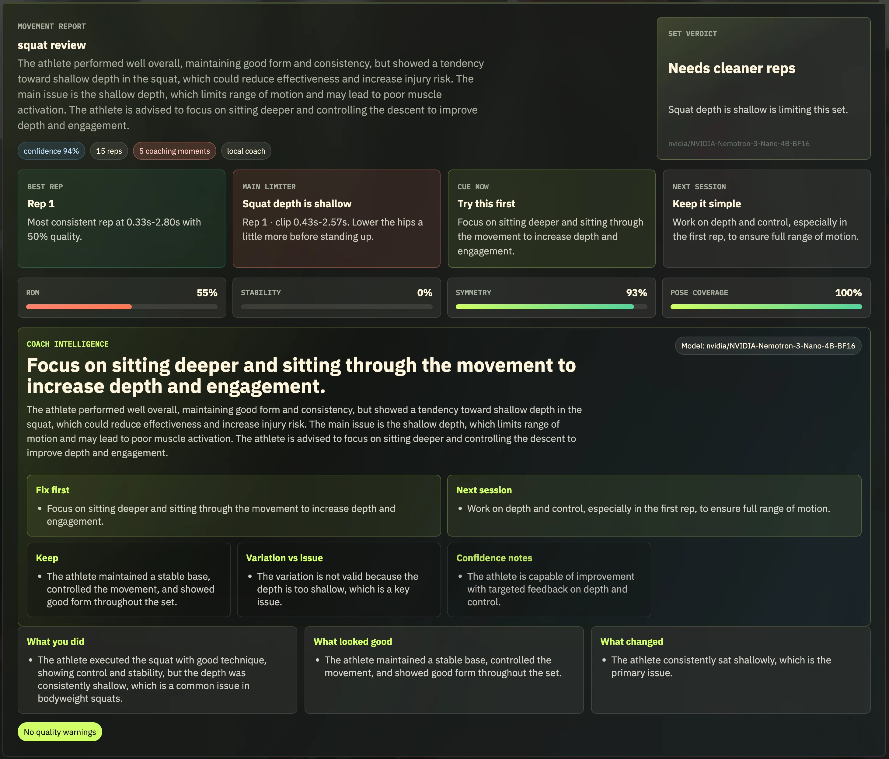 Pozify coach intelligence